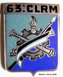 Materiel- 63e CLRM